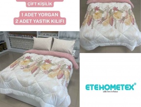 WELSOFT DESENLİ ÇİFT KİŞİLİK YORGAN