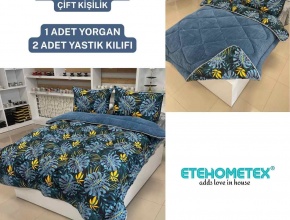 WELSOFT DESENLİ ÇİFT KİŞİLİK YORGAN