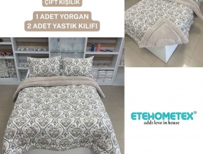 WELSOFT DESENLİ ÇİFT KİŞİLİK YORGAN
