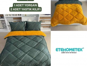 WELSOFT DESENLİ ÇİFT KİŞİLİK YORGAN
